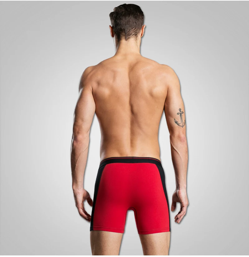 Men Trunks Winter Underwear Cotton Long Boxers For Men Male Panties Mens Sheer Boxers Klein Men Calzoncillos Hombre Cueca Boxers12