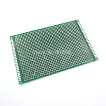 5 шт./лот 8X12 см 8*12 см двухсторонний Прототип pcb Универсальный макет печатная плата для Arduino 1,6 мм 2,54 мм стекло