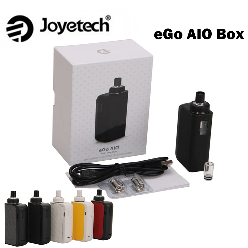 Electronic Cigarette Joyetech EGO AIO Box Kit 2ml Atomizer Capacity BF SS316 Coil and 2100mAh Built-in battery joyetech AIO Kit Electronic Cigarette Joyetech EGO AIO Box Kit 2ml Atomizer Capacity BF SS316 Coil and 2100mAh Built-in battery joyetech AIO Kit