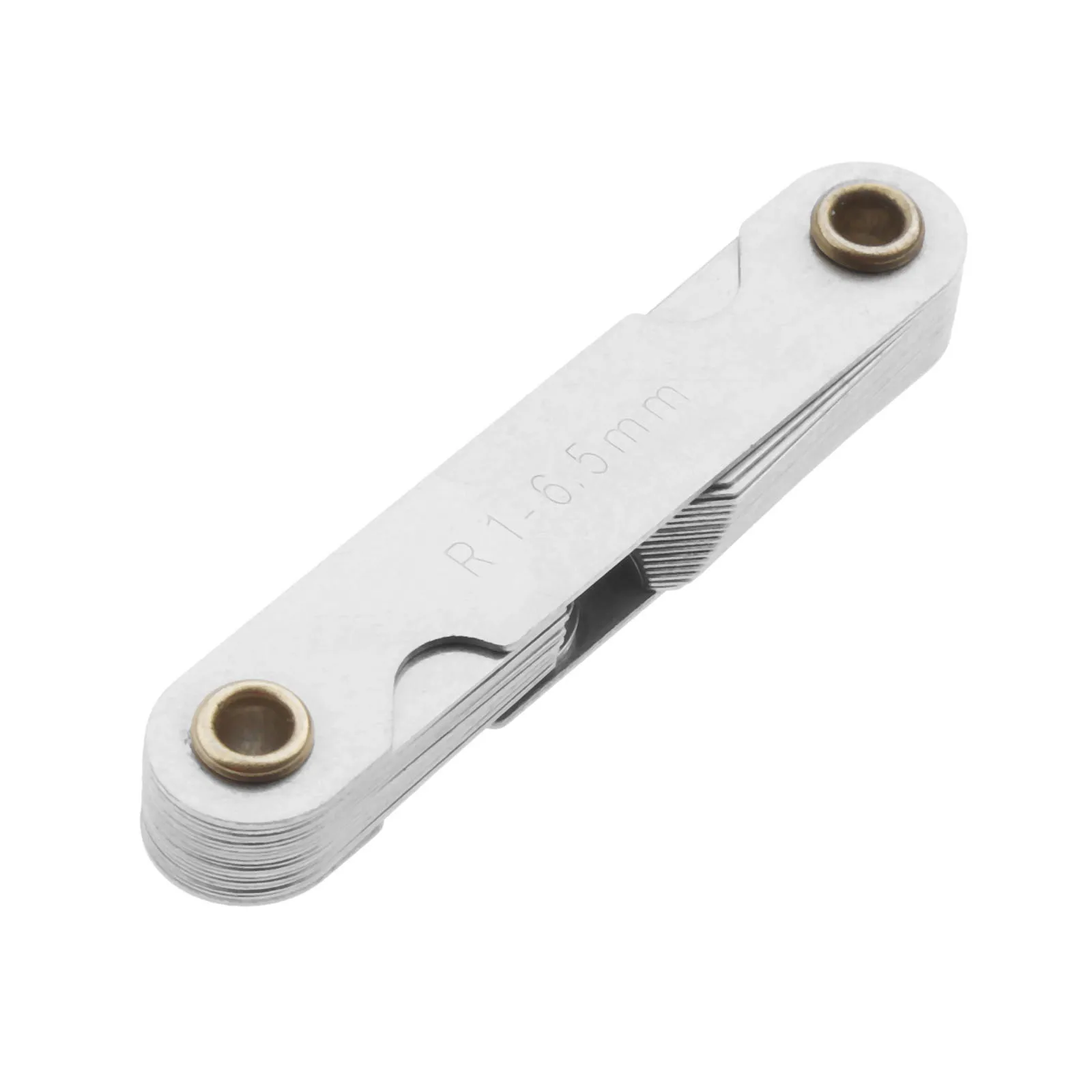  DRELD Stainless Steel R1-6.5mm Radius Fillet Gauge Gage Measuring Tool External Internal Concave Co