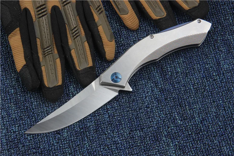 

2017 NEW DANJING X56 D2 Steel Tactical Folding Knife Survival Pocket Knife Hunting Knife Wire Drawing Hardness 60HRC 6018#