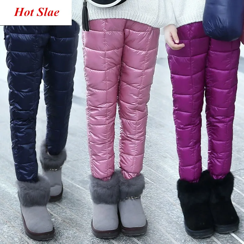 Comprare Inverno Dei Bambini Imbottiture del Cotone Dei Vestiti Dei Ragazzi Dei Pantaloni Delle Ghette Delle Ragazze Bambini Caldo Imbottiture Pantaloni Antivento Impermeabile Pantaloni Pantaloni Da Neve Per I Bambini