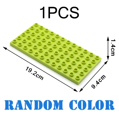 128, 144, 404, 512 точек, набор опорных плит, сборный кирпич, большие частицы, строительные блоки, аксессуар, совместим с Duplo, детский, сделай сам, игрушка в подарок