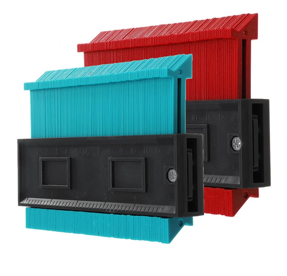 

5 Inch Plastic Profile Copy Contour Gauge Standard Pipe Tile Wood Marking Winding Pipe Tiling Laminate Tool Dropshipping