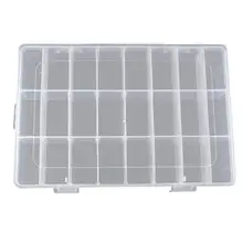 Пластиковые съемные 24 слота рыболовные приманки Крючки снасти аксессуар чехол для хранения коробка Маленький Совок 24 отделения Новинка Z60