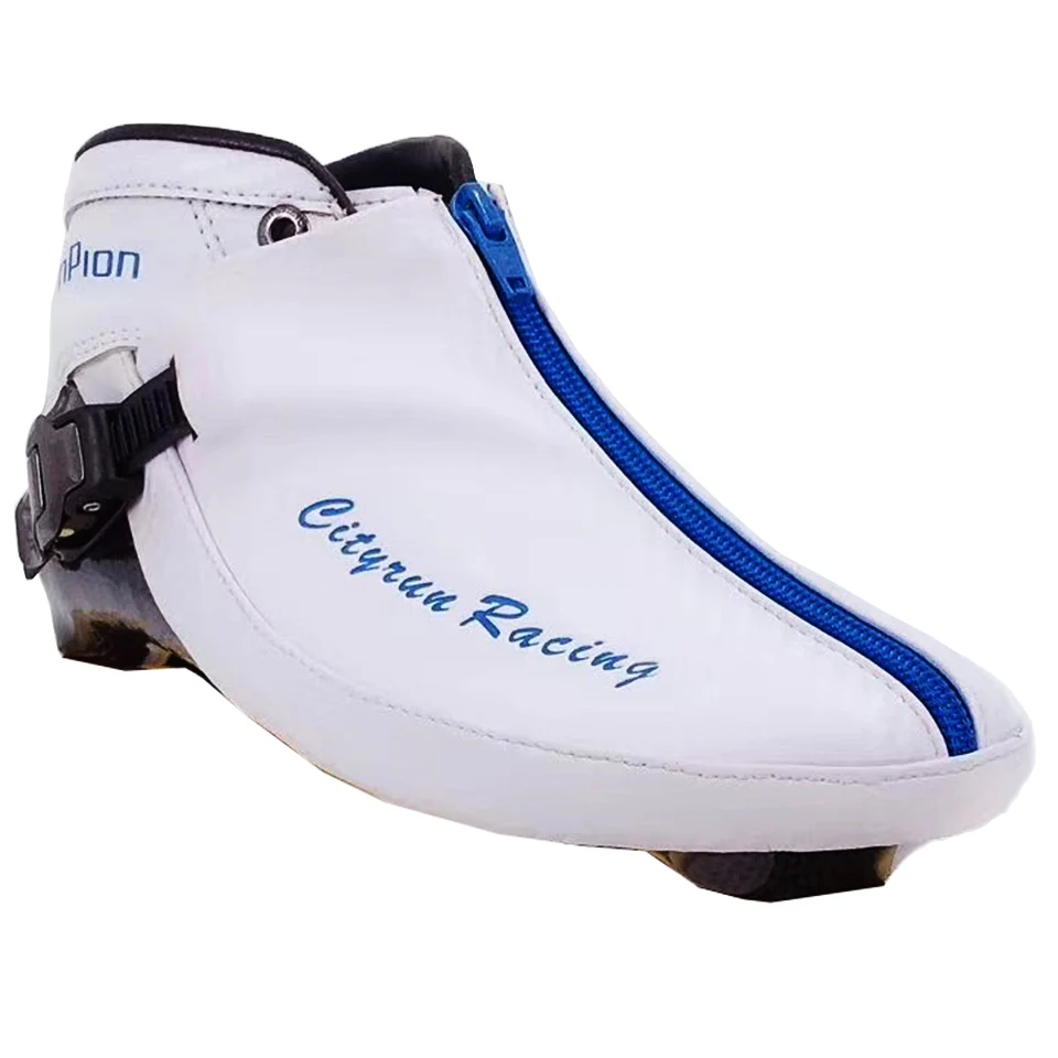 

2019 Cityrun Up Boots for Speed Inline Skates Carbon Fiber Upper Shoes Professional Kids Adults Racing Skating Patines Boot Zip