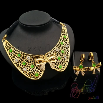 

Yulaili 2017 Attractive Dubai Jewelry Set