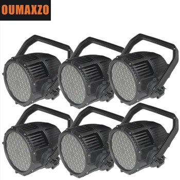 

6pcs/lot Cheap LED Parcans High Power Waterproof outdoor Par Can 54*3W LED warm white color par can tyanshine leds