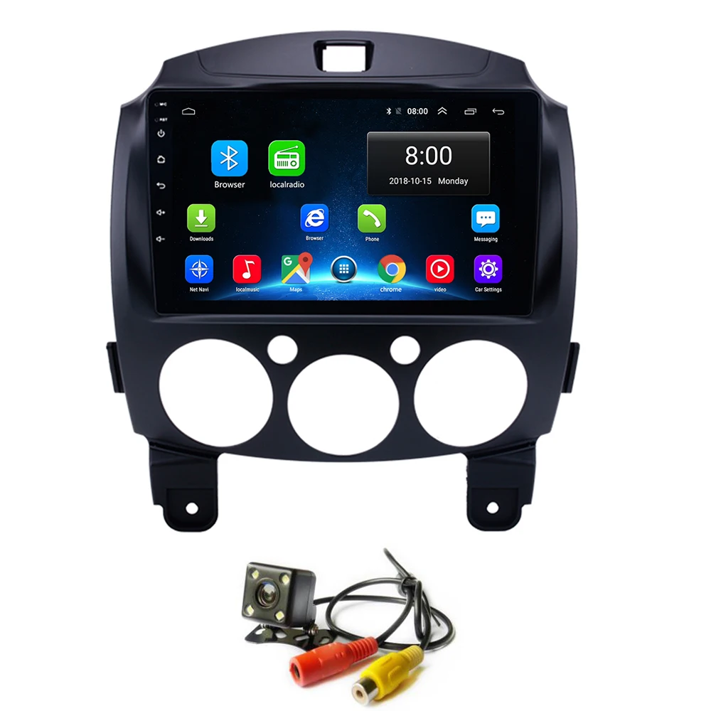 

Android 8.1 Car Radio Multimedia Player GPS for Mazda 2 Mazda2 2007-2014 Car Audio Head Unit Auto Stereo BT Wifi
