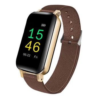 

New Arrival 2 in 1 TWS Wireless Earbuds Color Touch Screen Smart Band Heart Rate Blood Pressure Monitor Fitness Tracker Bracelet