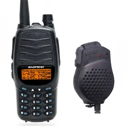 Baofeng UV-X9 8 Вт Мощный двухканаВт льные рации км 10 км Long Range Портативный Радио VHF/UHF обновлен uv82 CB Ham + 2PTT Mic