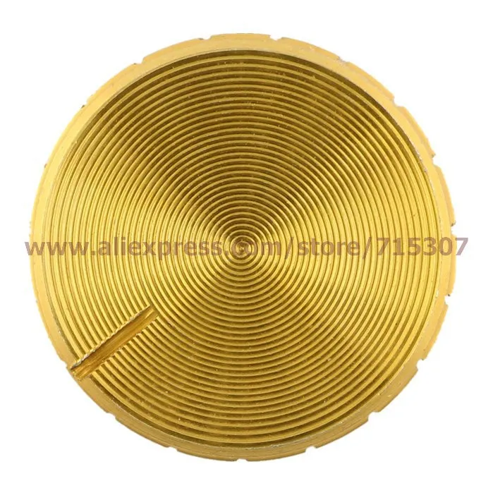 gold aluminum potentiometer knob 21x17(2)