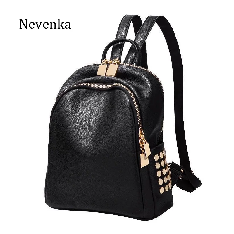 NEVENKA Donne Zaino Moda Femminile Stampa Casual Zaini Ragazza Ricamo  sacchetto di Scuola Della Signora Rivetto MS sacchetti di Spalla  classici|backpack female|backpack fashionfashion backpack - AliExpress