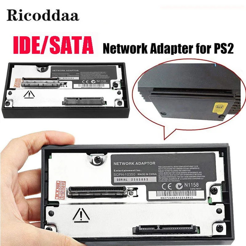 IDE/Sata Network Adapter Adaptor For Sony PS2 Fat Game Console IDE