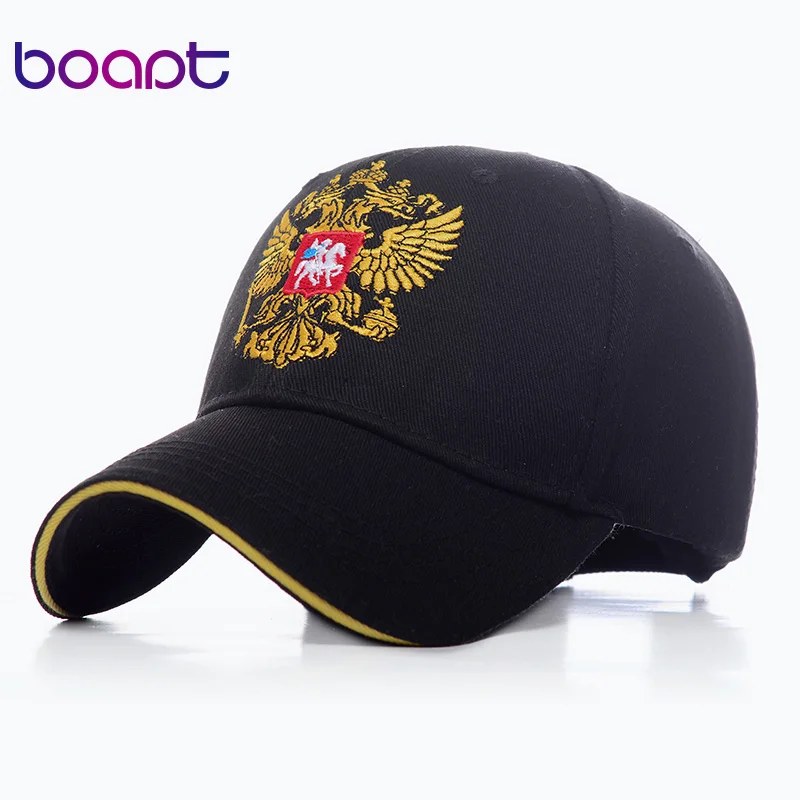 

Unisex Cotton Baseball Caps Russia Badge Embroidery Snapback Cap Fashion Summer Outdoor Sports Adjustable Hip Hop Hat For Men