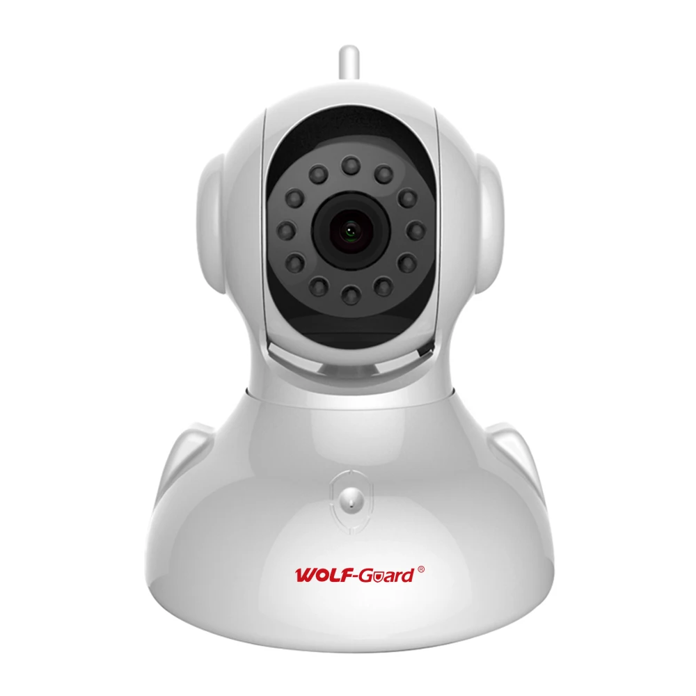 Wolf Guard IP Camera 720P 2.4G WIFI CCTV APP Control for Home Health