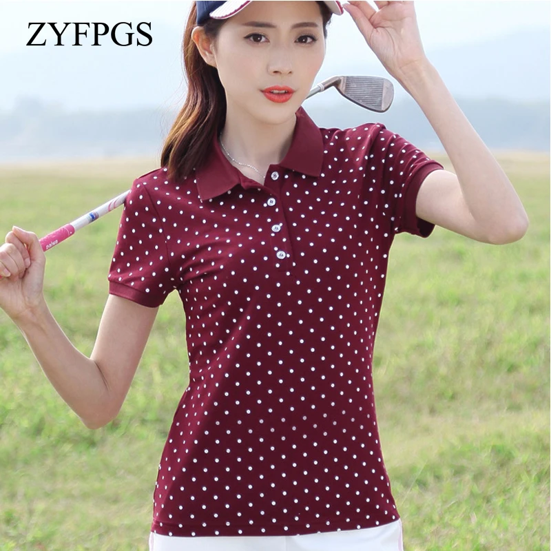 ZYFPGS, летние рубашки с коротким рукавом, с принтом лошади, в горошек, одноцветные, с отворотом, женская рубашка, тонкая, хлопок, футболки, рубашка с лошадью, одежда для женщин