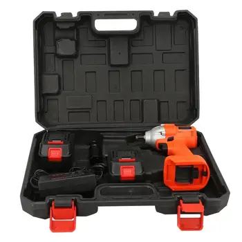 

2 Electric 1 Charge Brushless Lithium Battery Cordless Electric Wrench US Plug 100-240V.