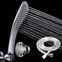 New PVIVLIS Shower Set Bathroom Shower Head Handheld Water Saving Shower Head Set Rain Round Chrome Plated Chuveiro Ducha