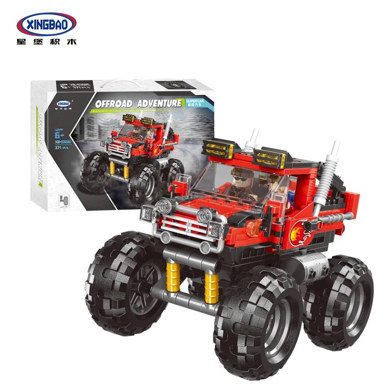 XingBao-03025-331Pcs-Car-Series-The-super-big-foot-car-Set-Building-Blocks-Bricks-For-Kids (1)