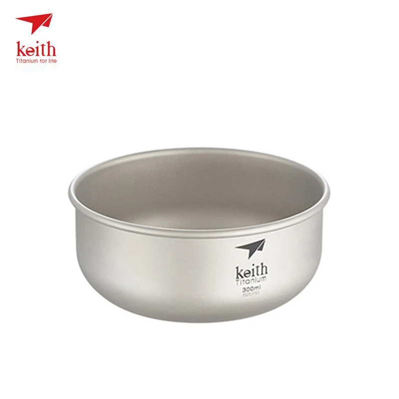 Keith Titanium tazón viajes de excursión al aire libre Picnic vajilla portátil Camping Bowl ultraligero 42G 300 ml Ti5332 Dropshipping Keith Titanium tazón viajes de excursión al aire libre Picnic vajilla portátil Camping Bowl ultraligero 42G 300 ml Ti5332 Dropshipping