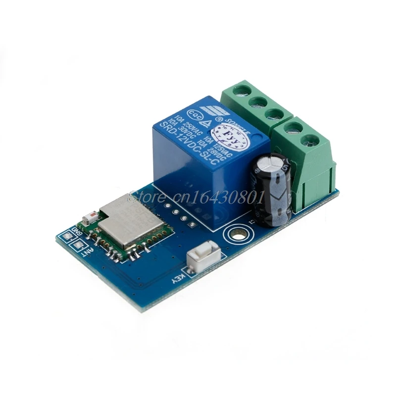 

DC 12V Wireless Wifi Relay Switch Module Mobile Phone Timer Self-Lock Low Power Relay For Android IOS Smart Home