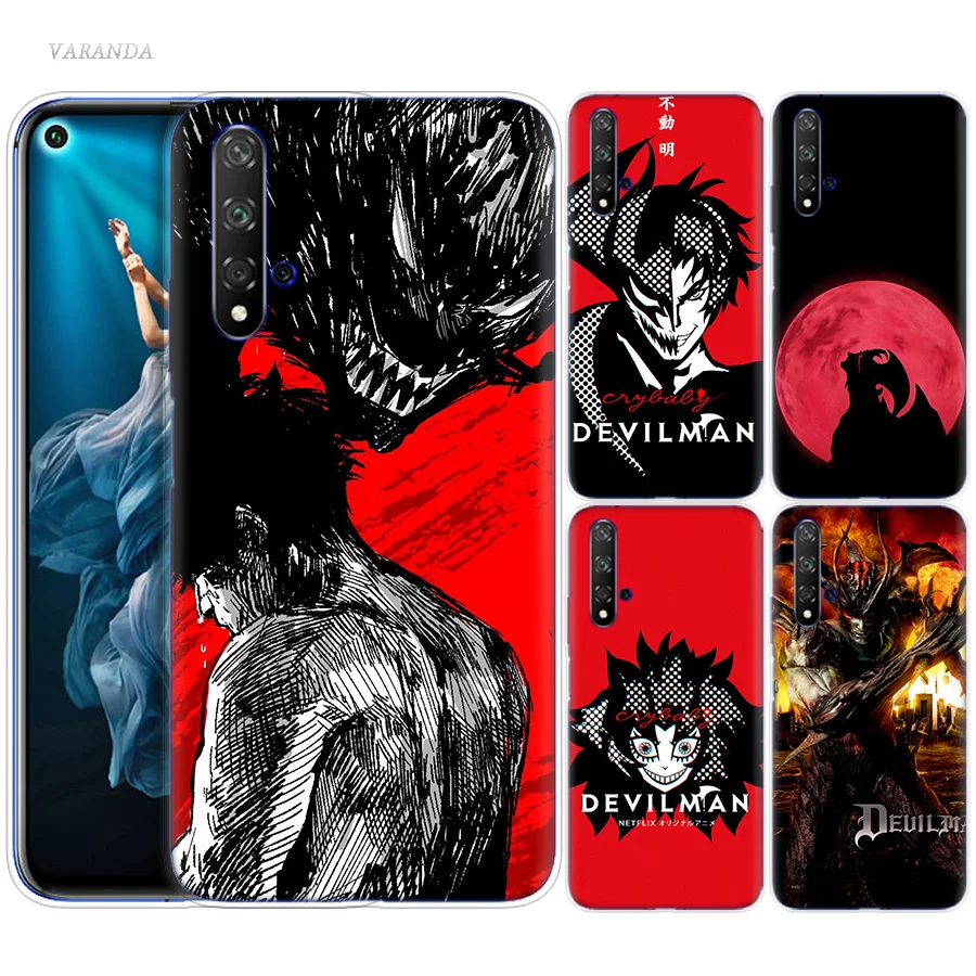 

Devilman Crybaby Case for Huawei Honor 8X 8C 8 9 10 20 Play 8A lite Pro V20 Y9 Y7 Y6 Y5 Prime 2018 2019 TPU Anime Phone Bags Cas