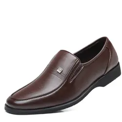 Нарядные туфли для мужчин из микрофибры Кожаные модельные туфли Бизнес обувь социальной Мужская офисная обувь для взрослых Мужской