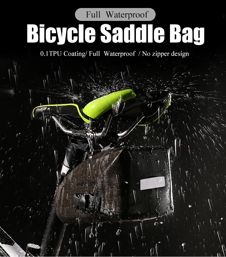 Колеса до Светоотражающие Водонепроницаемая труба MTB горной дороге велосипедная сумка, Велоспорт седло Frame Bag сиденье сумка для велосипед