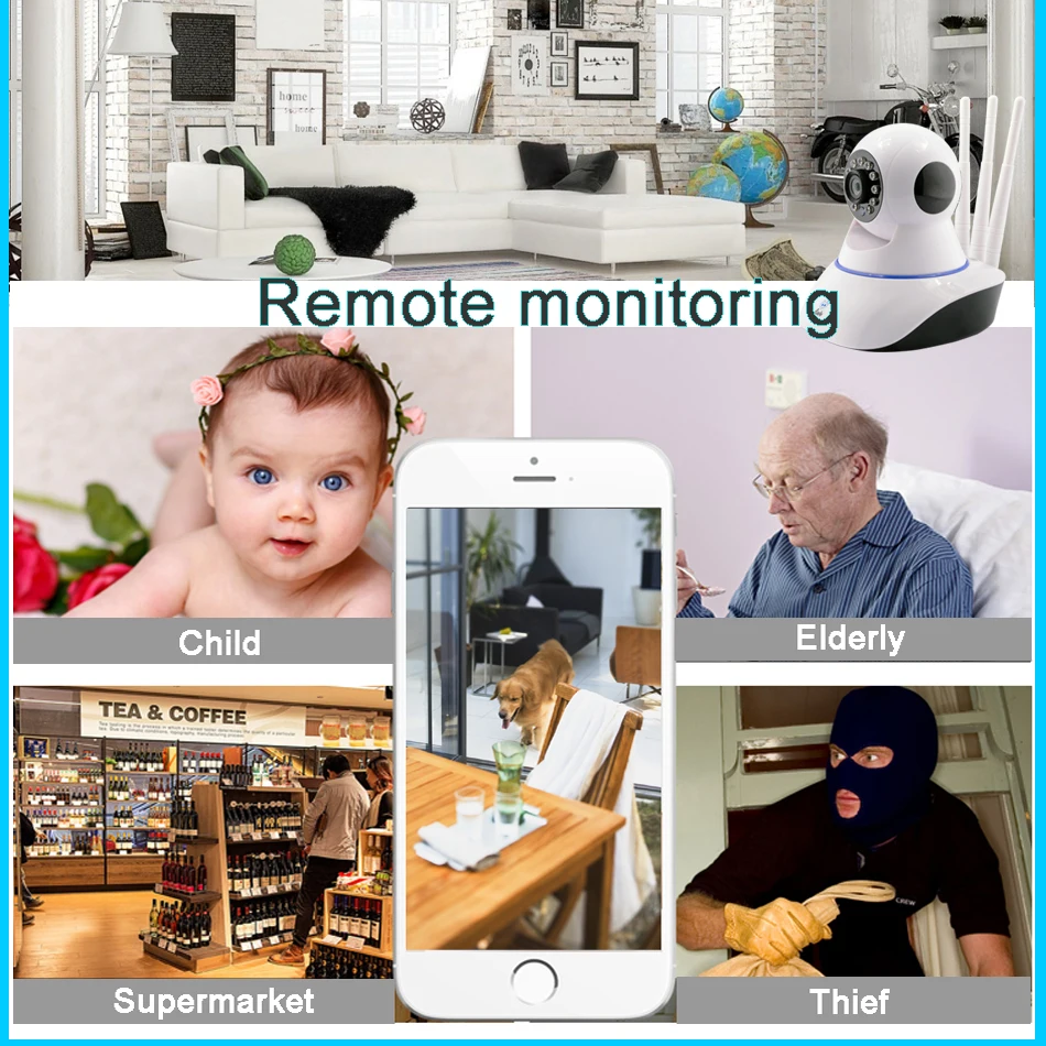 Mini Wifi IP Camera HD 1080P Smart Night Vision Surveillance camera Onvif Network CCTV Security Camera wi-fi baby monitor