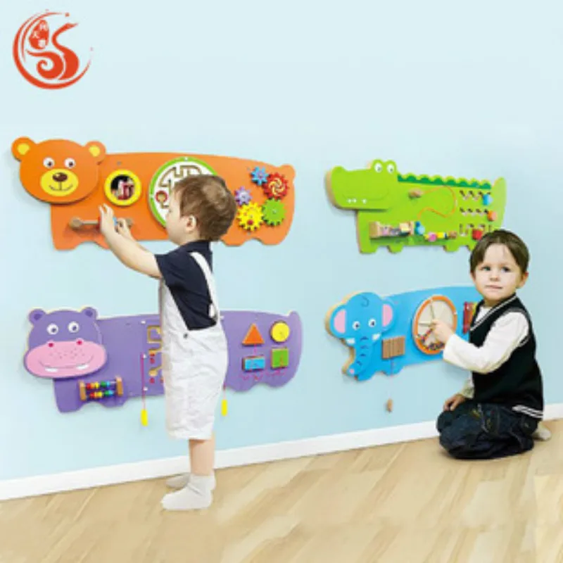 

Large toys creative toys wooden toys wall nursery wall decorative wall play kids games cute animals