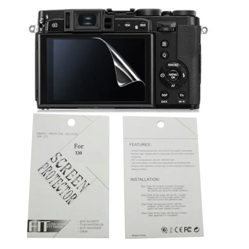 

2pieces New Soft Camera screen protection film For FUJIFILM X10 X20 X100 X-E1 X30 X70 X-A2 X-A3 X-A5 X-A10 X-A20 X-H1