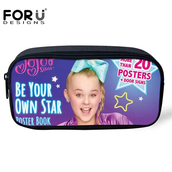 FORUDESIGNS/милые школьные сумки для девочек-подростков, суперзвезда JoJo Siwa, принт, детские сумки на плечо, повседневные школьные сумки для студентов - Цвет: HK7012K