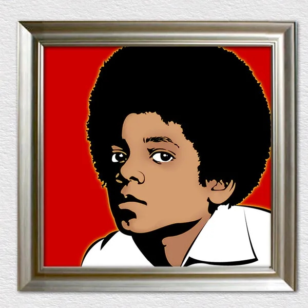 キャンバス プリント クール画像若い マイケル ジャクソン で ファッション髪型リビング ルーム壁の装飾アート Michael Jackson Fashion Artcanvas Prints Aliexpress