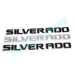 3D SILVERADO OEM двери багажника эмблема таблички для Chevy 1500 2500 3500