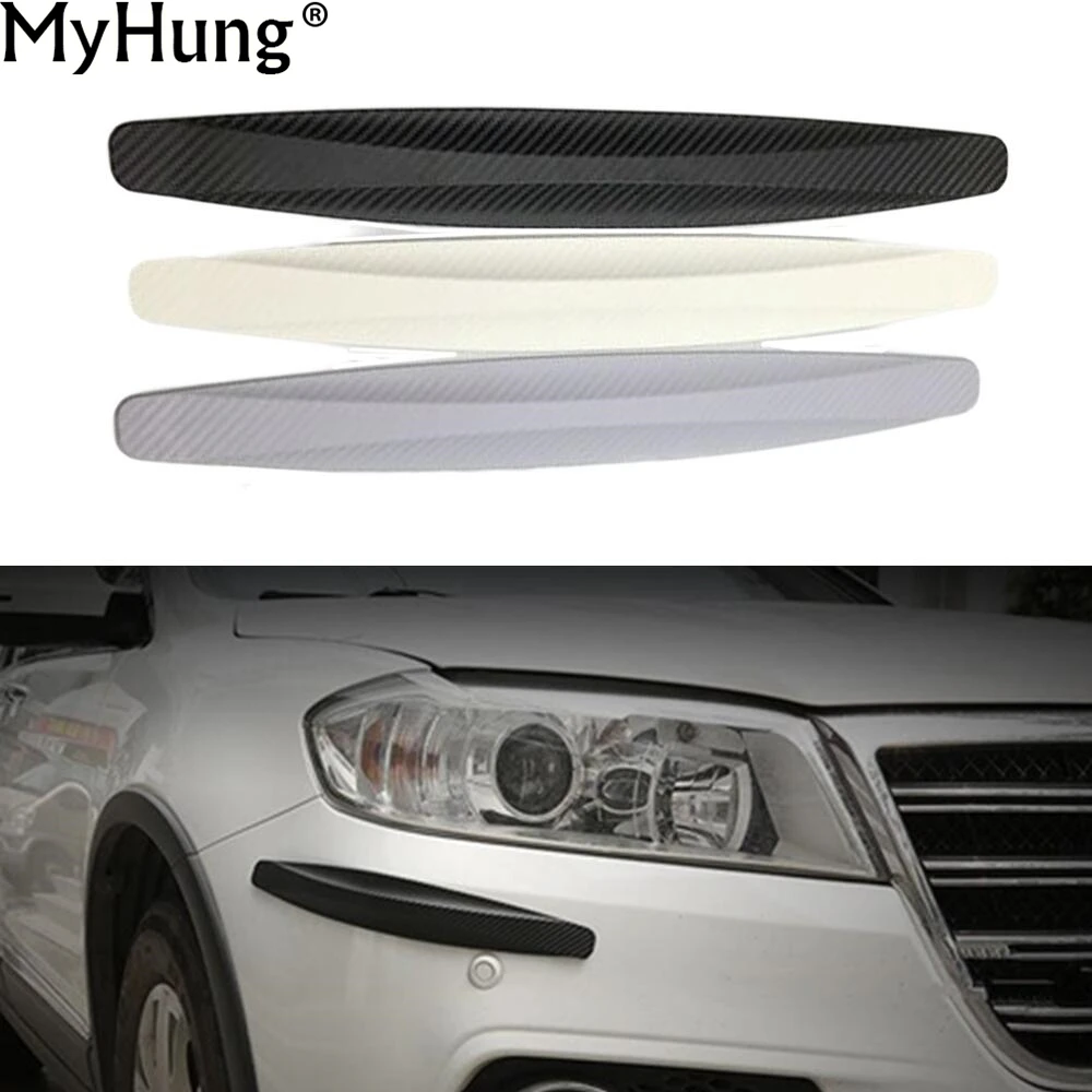 Car Bumper Protector Guard Corner Strip Sticker Carbon Fiber Auto Body