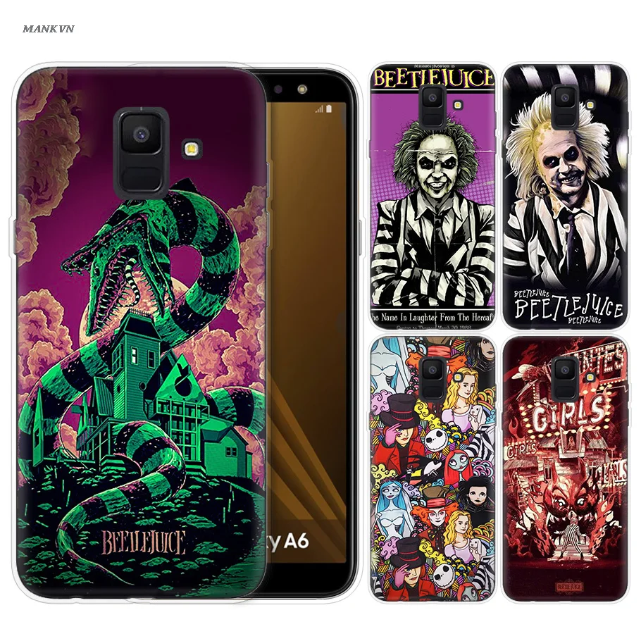 

Beetlejuice Vintage Cartoon Case for Samsung Galaxy Note 8 9 J4 J6 J8 A6 A8 A7 A9 Star Lite S8 S9 Plus 2018 Back Cover Cases