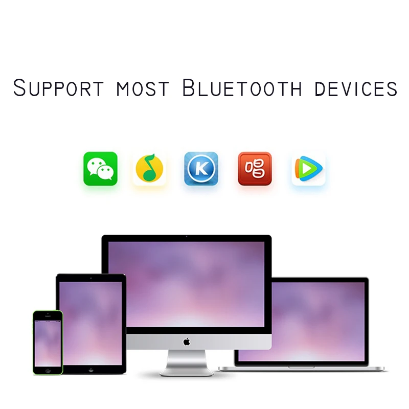 Беспроводные Bluetooth наушники V4.2 спортивные басовые шейные вкладыши с микрофоном