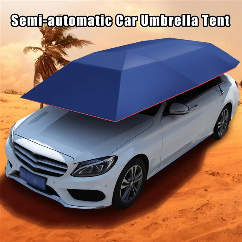 

Semi Automatic Waterproof Portable Durable Emission Reduction Fuel Saving Car Umbrella Shade Tent Roof Cover Anti UV Dust#278697