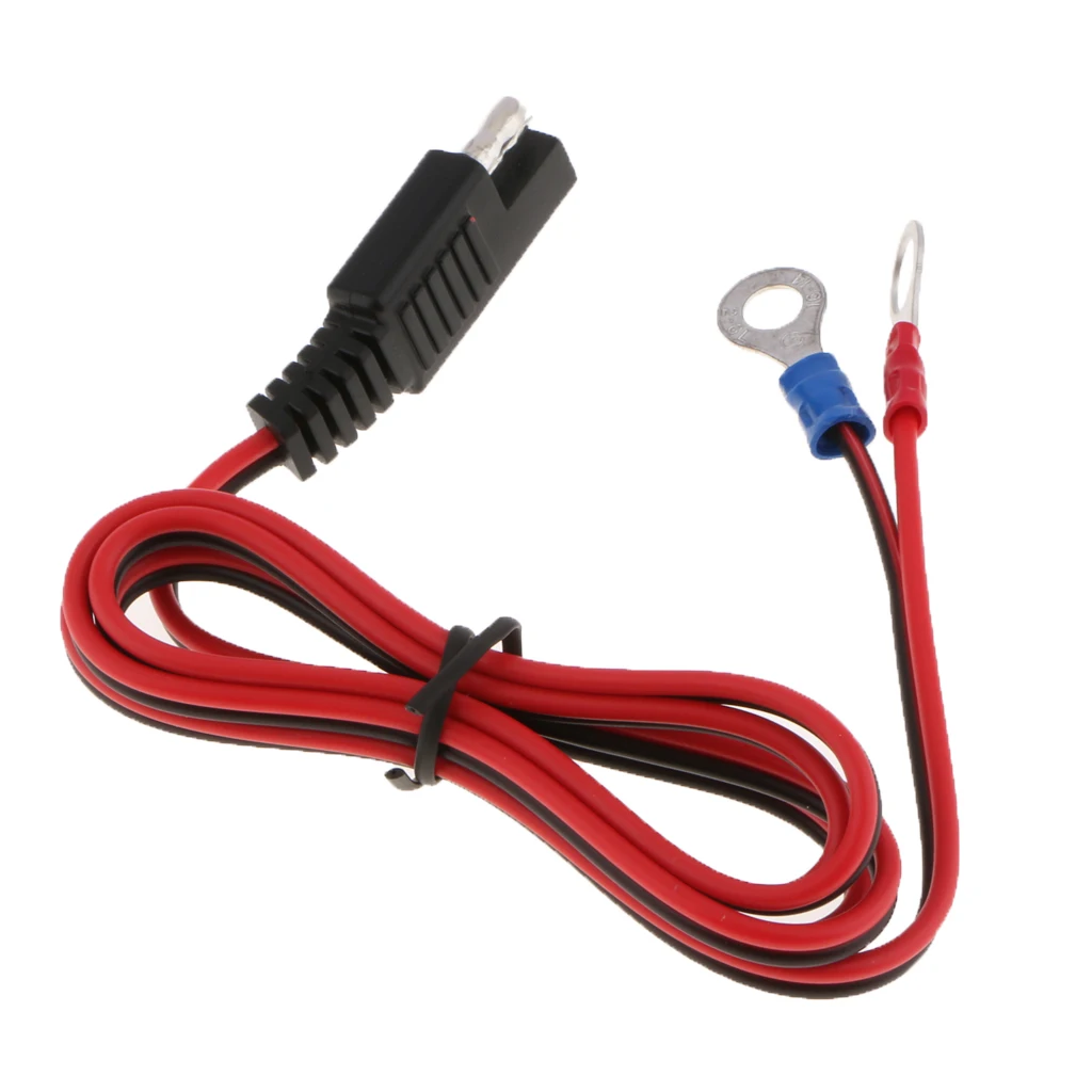Соединительный кабель для аккумулятора, клеммное кольцо, плавленое зарядное устройство, 12 Вольт, практичная замена для автомобиля, мотоцикла, 4,72x3,15 дюйма
