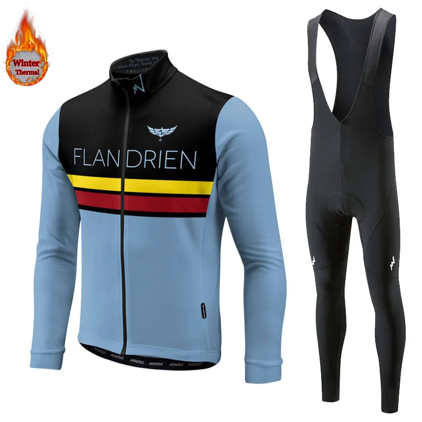 Pro team Morvelo, Зимняя Теплая Флисовая мужская майка с длинным рукавом для велоспорта, одежда для велоспорта, Мужская одежда для езды - Цвет: 5