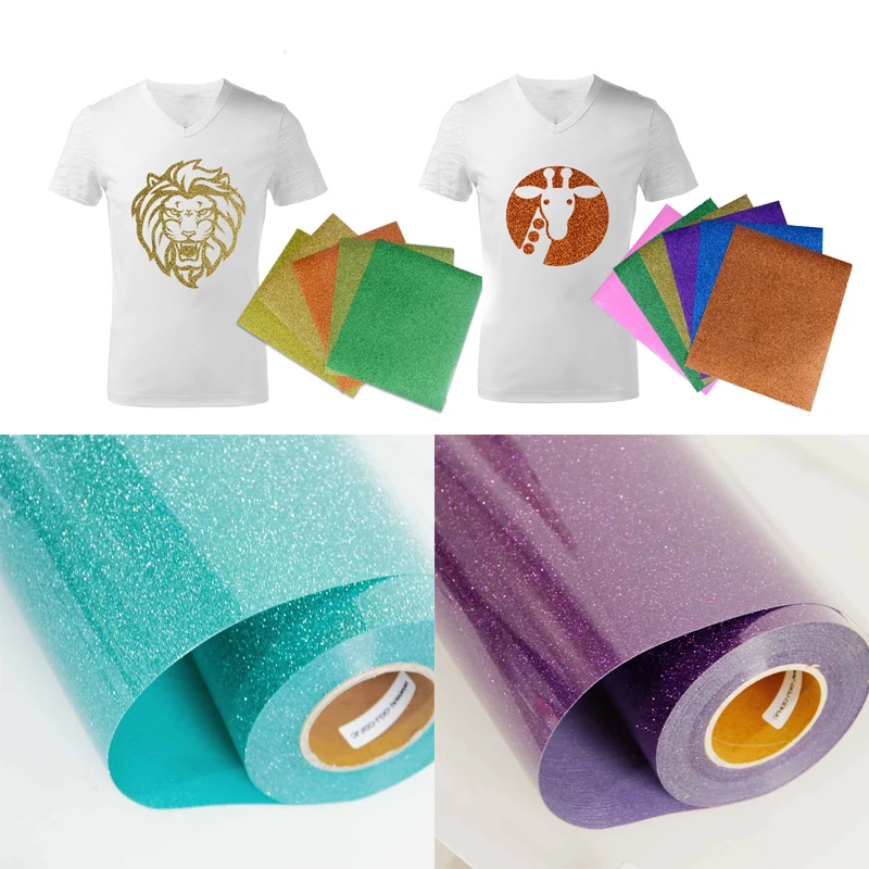 

DIY T-Shirt Heat Transfer Vinyl Ironing Fabric HTV Press Can Print Scrapbook Paper Vinyl Sticker Art Sheet Craft 1 piece TJ0318