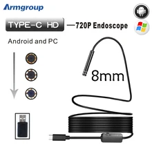 Armgroup android endoscop камеры usb тип c usb endoscopio бороскоп инспекции камеры пк android для huawei телефонов