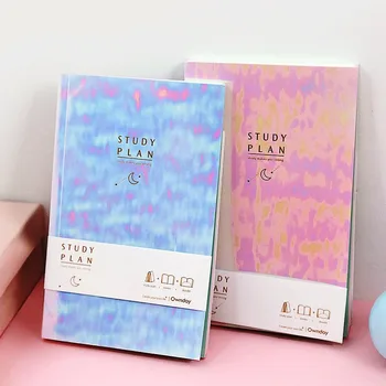 

"Laser Light ver2" Beautiful Soft Paper Cover Agenda Monthly Weekly Daily Planner Scheduler Student Notebook Stationery Gift