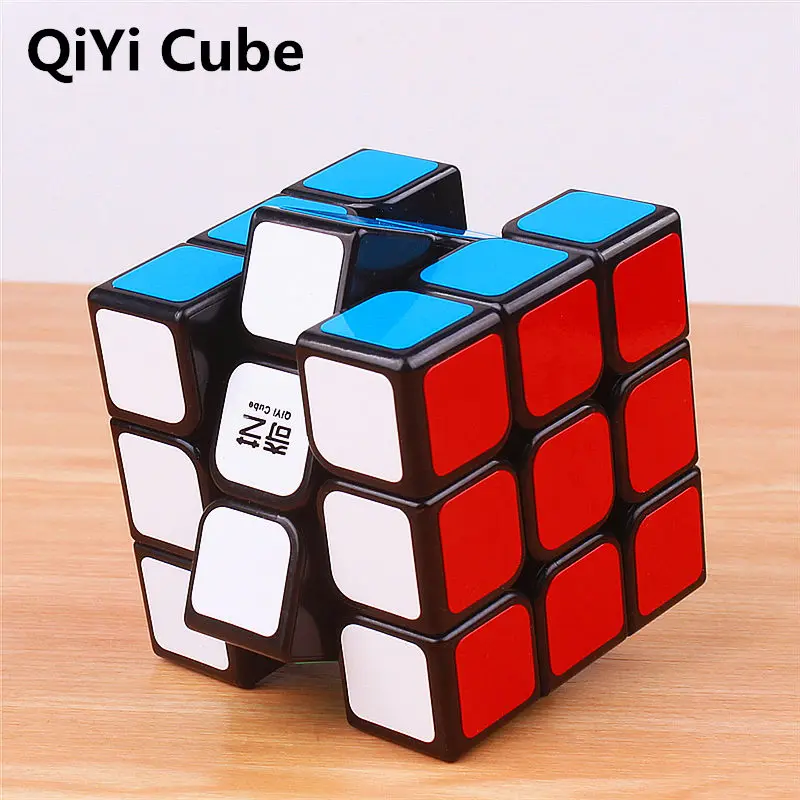 QiYi Sail W 3x3 Magic Cubes Stickerless Warrior S Professional Speed Puzzles Cubes Montessori Educational Toy For kid 7