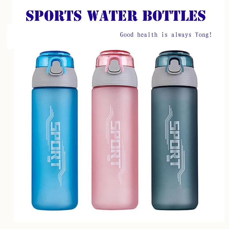 

Gym bottle bpa free with push button lid water sport jug 500ml plastic material