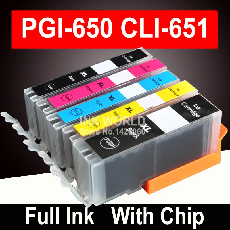 Картридж для принтера Canon Pixma IP7260 MG5460 MX726 MX926 MG6460 MG5560 MG5660 MG6660 с чернилами|Чернильные
