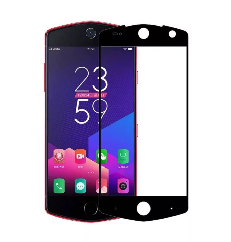 Tempered Glass For Meitu M2/M4/M6/M8/V4/T8/T8S/V6 Screen Protector 0.26mm 2.5D 9h Safety Protective Film | Мобильные телефоны и