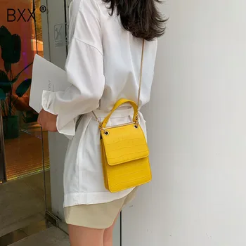 

[BXX] Women Single Shoulder Crossbody Bag All-match Flap Small Bag 2020 Fashion Tide Chain Handbag Ladies Mobile Phone Bag HF060