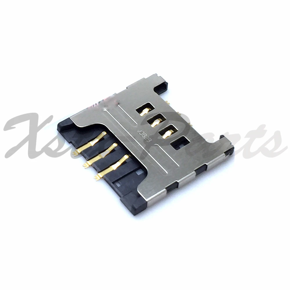 100PCS SIM Card Tray Slot Holder Reader Socket For Samsung GT E1200M E1200 GT-1200M | Мобильные телефоны и аксессуары